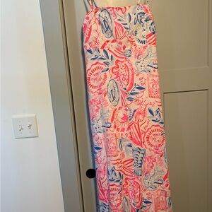 Lilly Pulitzer Midi Dress – Sun Sea Sand – Size 16 – NWT